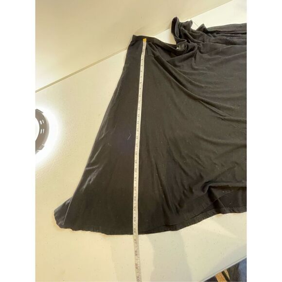 Daisy Fuentes women’s XL asymmetrical black swing skirt - Picture 5 of 7